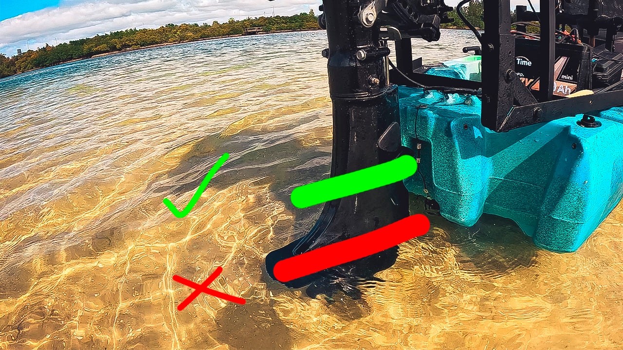 Transformé mi kayak de pesca en una BESTIA con motor