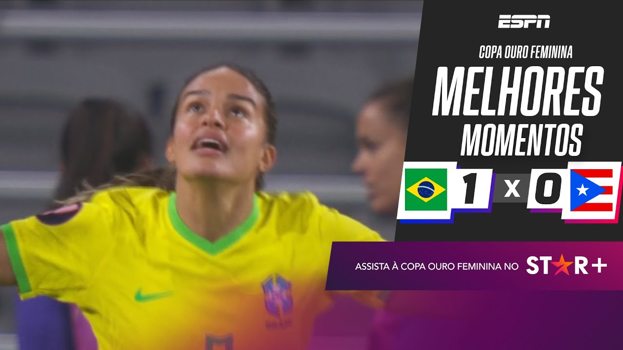 GABI NUNES SAIU DO BANCO PRA DECIDIR! | Brasil 1 x 0 Porto Rico | Melhores Momentos