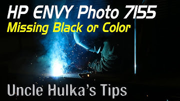 HP ENVY Photo 7155 Printer - Faded Black or Missing Color