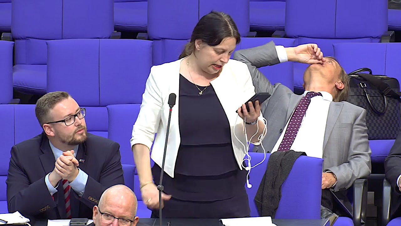 Stephan Brandner AfD Bundestag kontert SPD Fragesteller!