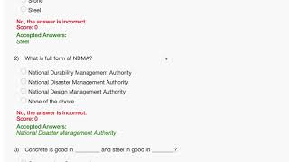 NPTEL » Introduction to Civil Engineering Profession | Week:5 Quiz : Practice Assignment-5 Solution