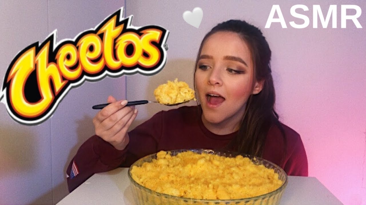 ASMR CHEETOS MAC N CHEESE MUKBANG EATING SOUNDS - YouTube