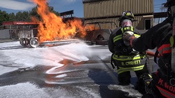 West Metro Fire Rescue: Firefighting with foam