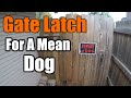 Keep Your Vicious Dog In Your Yard With A Gate Lock | THE HANDYMAN |