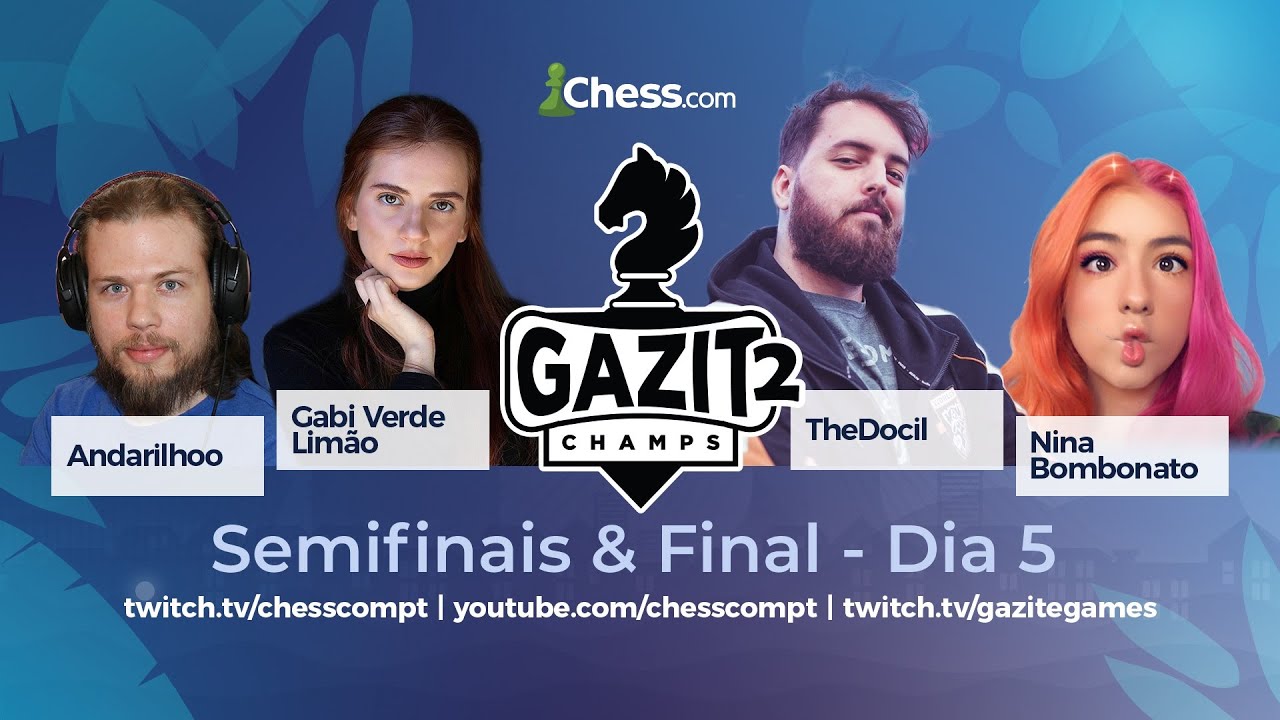GazitChamps 2 - Semifinais & Final - Dia 5 - GM Krikor Mekhitarian & NM  Natália Baccarin 