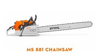 STIHL MS 881 Professional Chainsaw | Forestry Chainsaw | STIHL GB screenshot 3