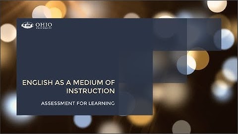 EMI Assessment for Learning #2