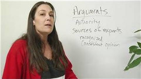 Reasoning & Arguments in Persuasive Public Speaking : Public Speaking: Arguments From Authority