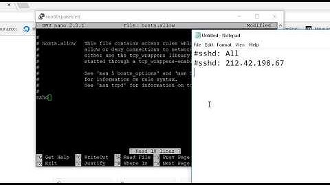 How to allow and deny ssh connection to linux server