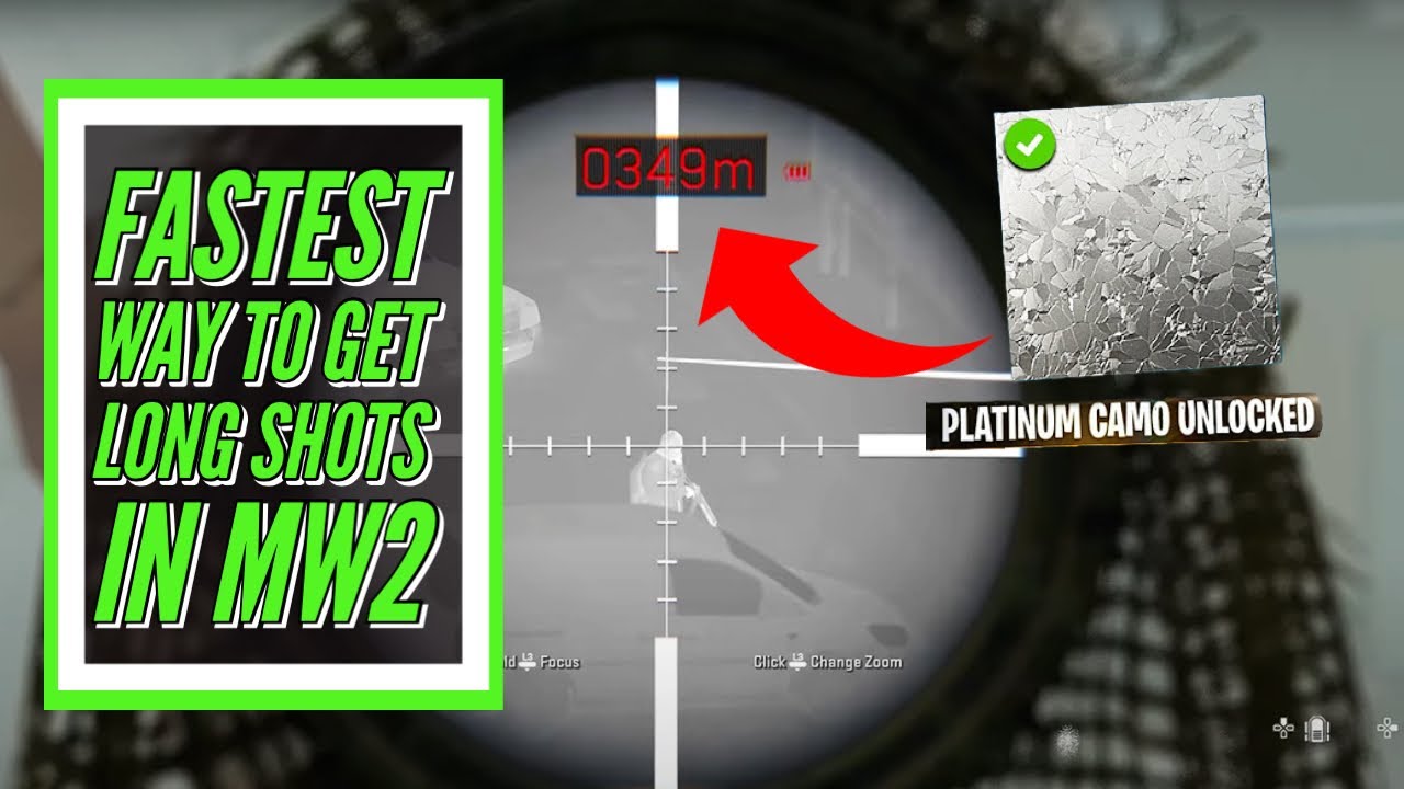 FASTEST WAY to GET PLATINUM CAMO AND LONG SHOTS - YouTube
