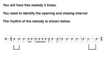 Unit 3 Music Performance - Intervals in a Melody Practice #3