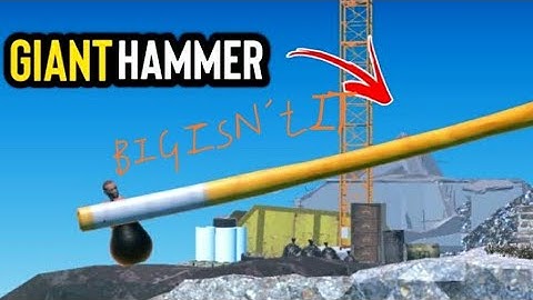 Giant Hammer + Tutorial(install mods) - MODDED Getting Over It With Bennett Foddy