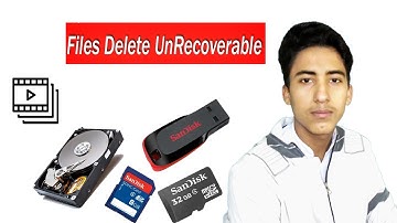 How To Permanently Delete Sensitive Data From Your Computer Hard disk | Pendrive | Memory Card