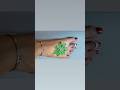 Very Easy And Beautiful Leaf Mehndi Design 🌿#youtubeshorts #youtubeshorts #mehndi #henna #viral 🌿❣️🍃
