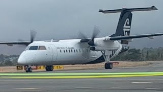 Air New Zealand Dash 8 Q300 Arriving While Spotting With @NZWBAviation