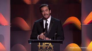 Jake Gyllenhaal Accepts the Actor Award - HFA 2017