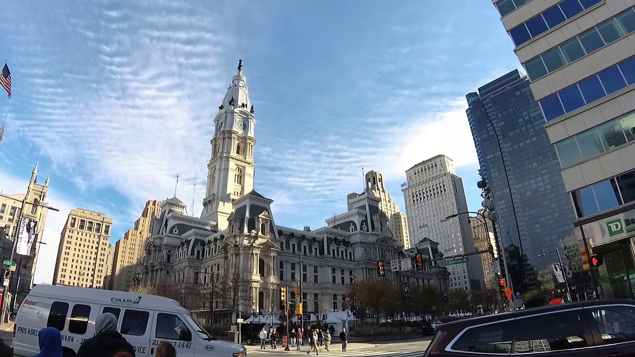 Walking tour of Philadelphia Christmas Village
