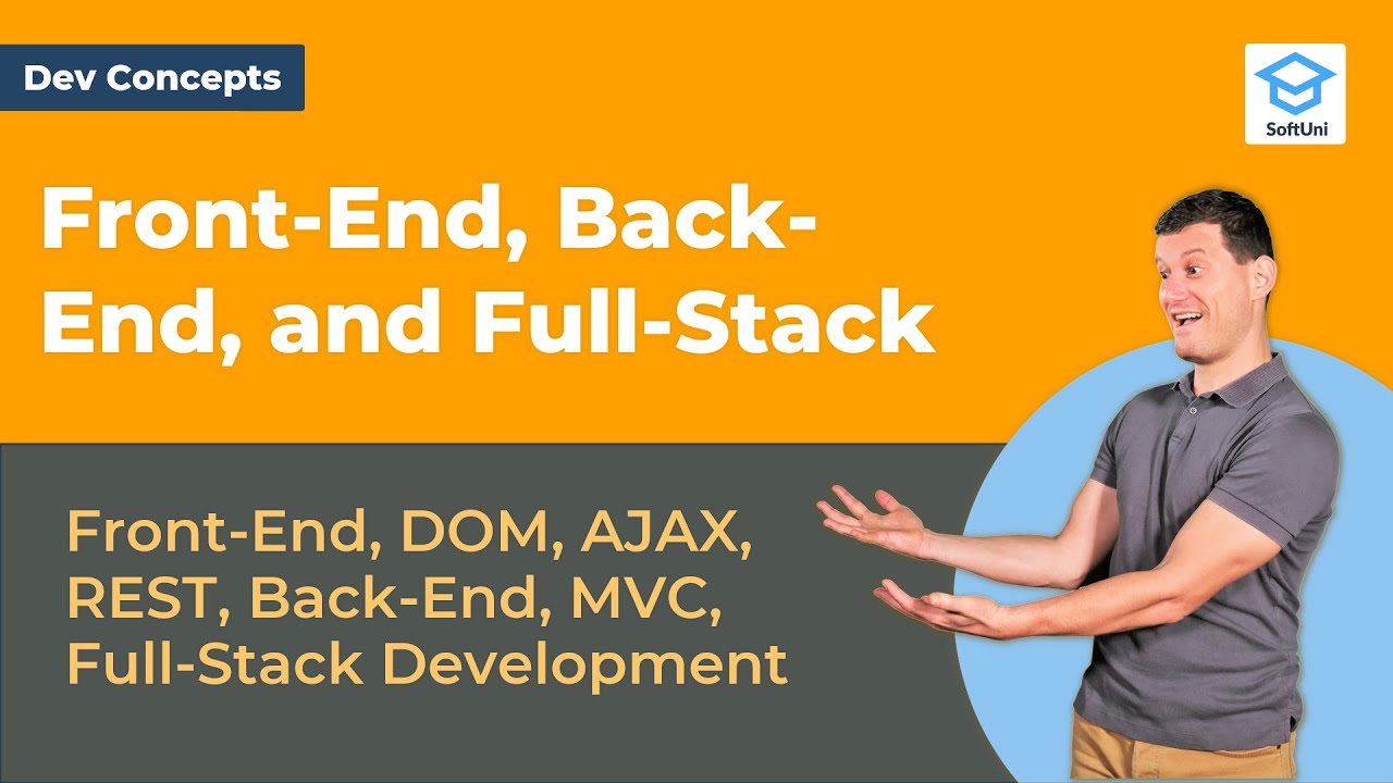 ⁣Front-End, Вack-End, and Full-Stack [Dev Concepts #10]