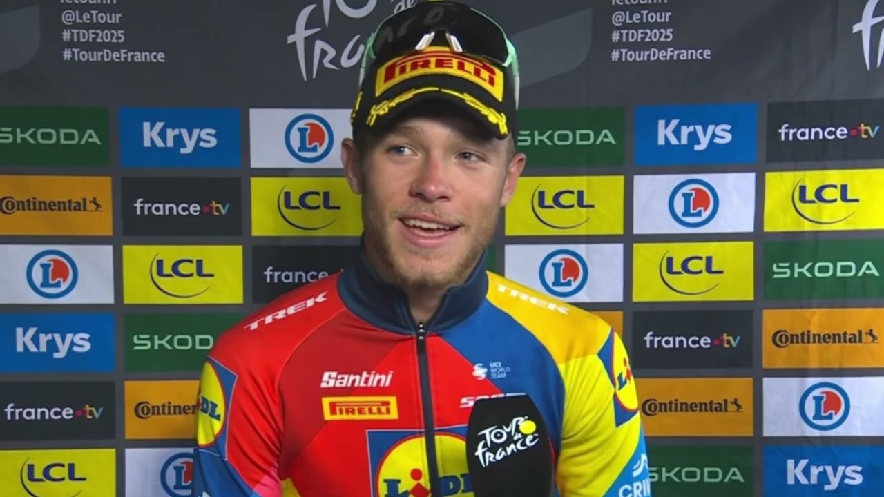 Tour de France 2025 - Jonathan Milan : "I didn't survive alone, I wouldn't be here without my team"