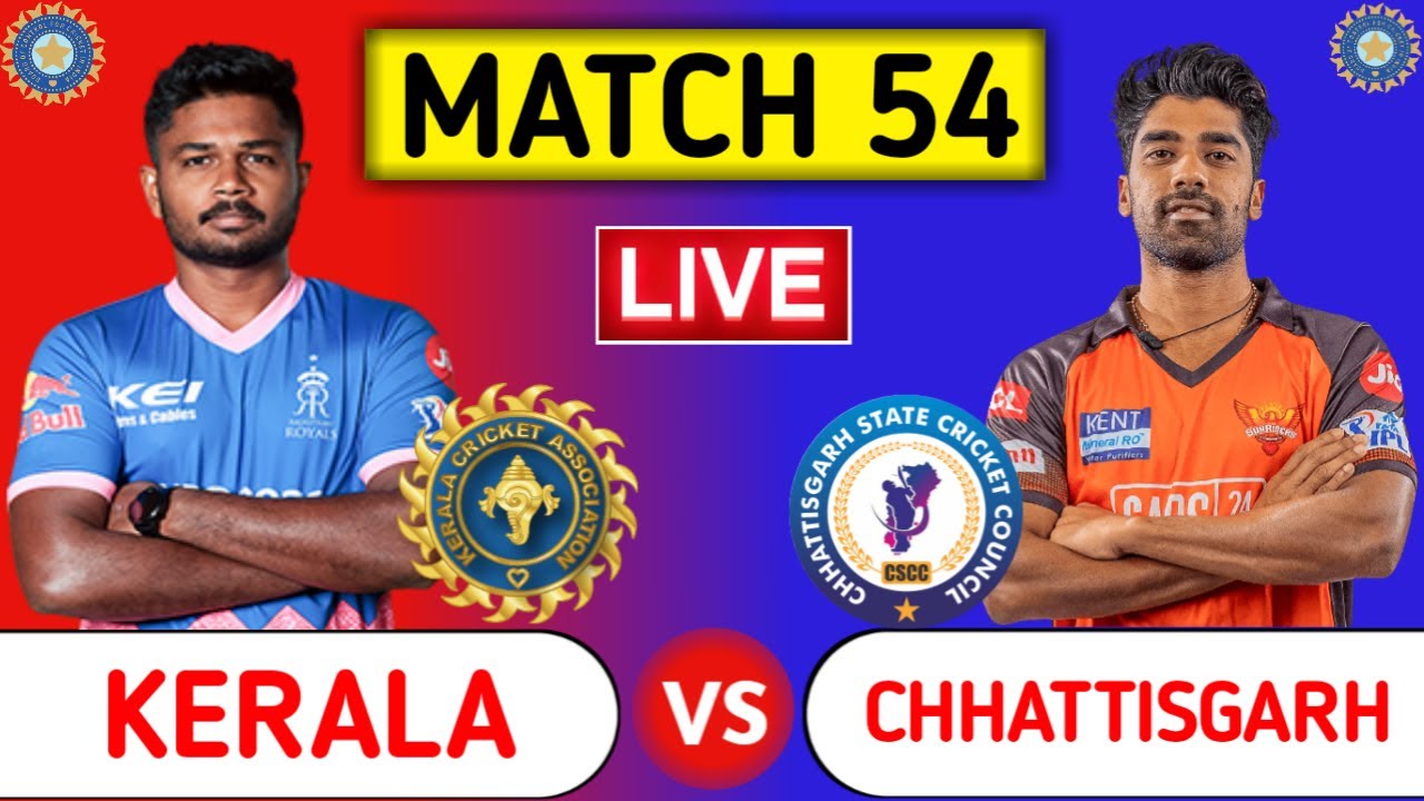 Kerala Vs Chhattisgarh Live KER vs CHA Ranji Trophy YouTube