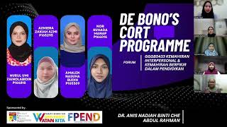 GGGB5433 L20 Kohort 7: de Bono's CoRT Programme