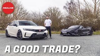 I Swapped a McLAREN 765LT for a HONDA CIVIC TYPE R | 4K