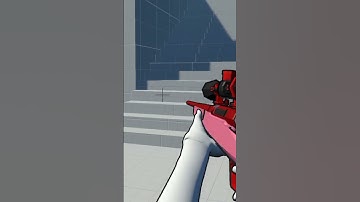 Unity fps dev log#3Danimation #indiegamedeveloper #indiegame #colour #guns #gamer #animationdev