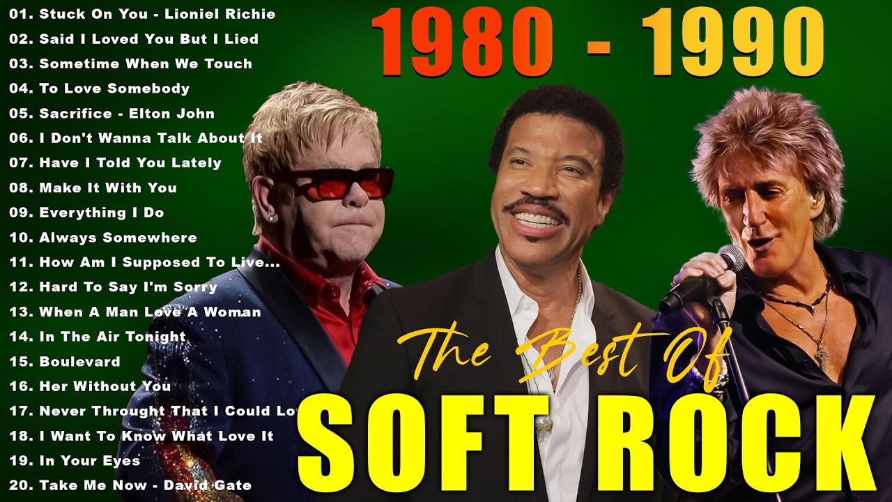 Soft Rock Songs 70s 80s 90s Full Album 🎁 Lionel Richie, Elton John, Eric Clapton, Bee Gees, Lobo