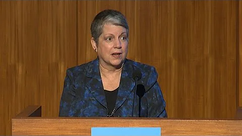 Janet Napolitano: UC Carbon and Climate Neutrality Summit