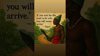 If you wait for the road to be safe, you will never arrive. #ShaqStar #Ogun #Africa #Jamaica #Haiti