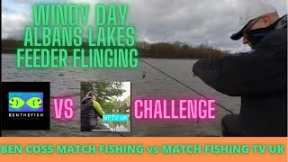 Windy day feeder flinging / @BenCossMatchFishing  vs @MatchfishingTVUK  challenge