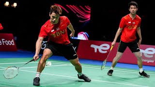 Marcus Fernaldi Gideon 360 Degree Defense | Kevin Sanjaya\/ Marcus Gideon vs Aaron Chia\/ Soh Wooi Yik