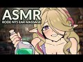 【ASMR】shy elf girl ear massage ♡ ear blowing ♡ sleep-aid ♡ whispers