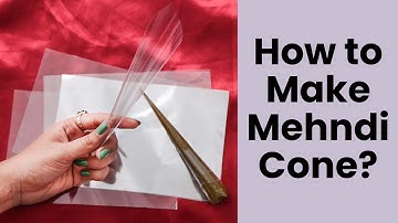 How to make mehndi cone at home | How to Roll henna cones Step by step | Letstute Mehndi