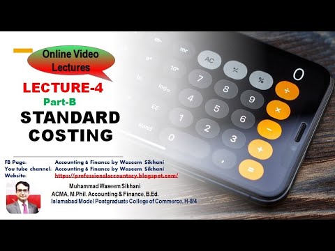 Lec 4B- Fixed Overhead Variance Analysis - YouTube