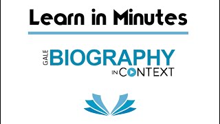 Learn in Minutes: Biography in Context