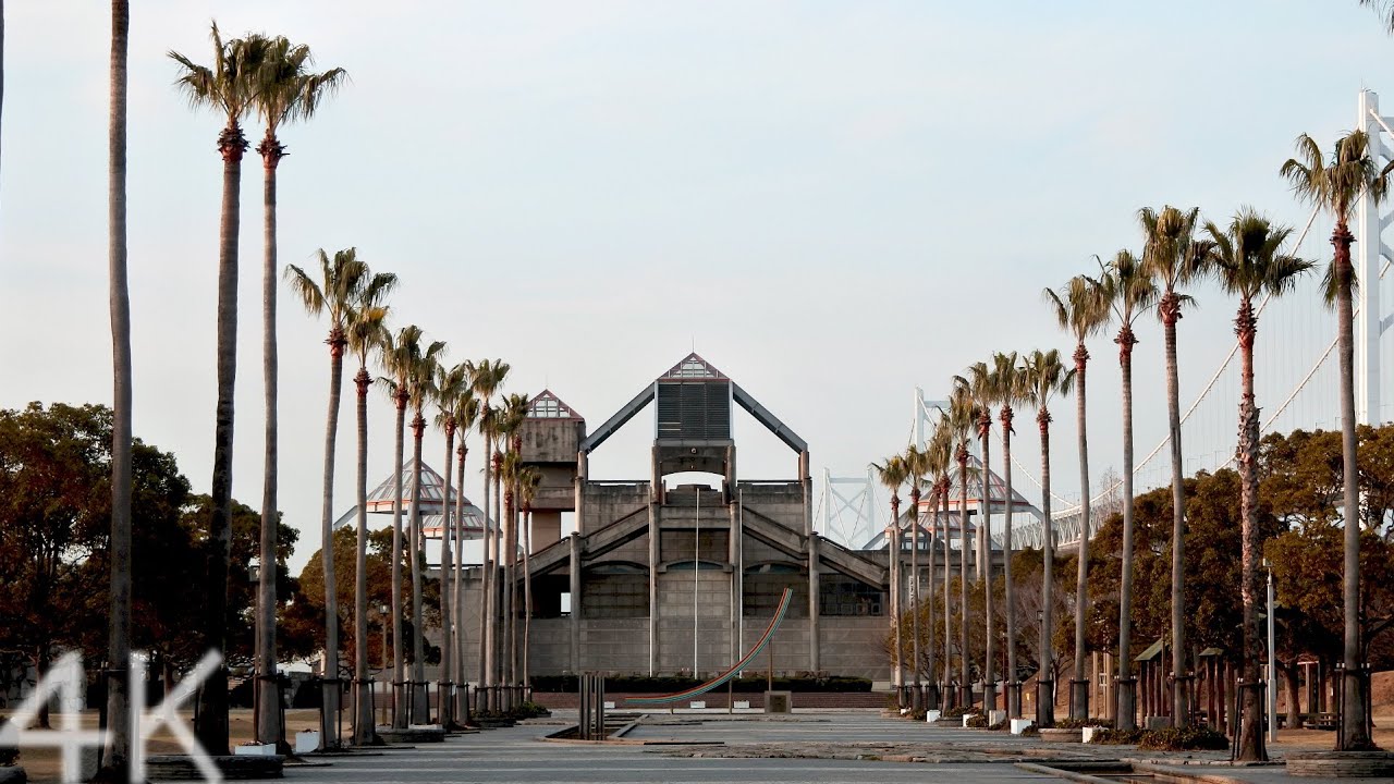 【4K】Walking in the Seto-ohashi Memorial Park | Kagawa