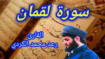 سورة لقمان - القارئ رعد محمد الكردي