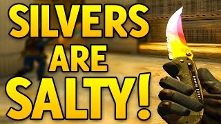 CS GO SILVERS ARE SALTY! - CSGO Competitive Game