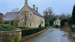 Lost in Time  ENGLAND's Timeless Village WALK  Rainy Day in Coln Rogers