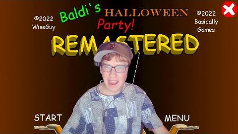 Baldi basics Halloween party remastered edition, baldi basics mod
