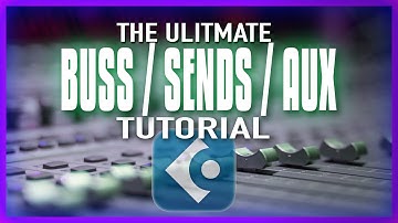 Busses vs Sends vs VCA explained in Cubase.