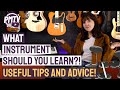 What instrument to learn  guitar keys bass drums or ukulele meg shares some tips and advice