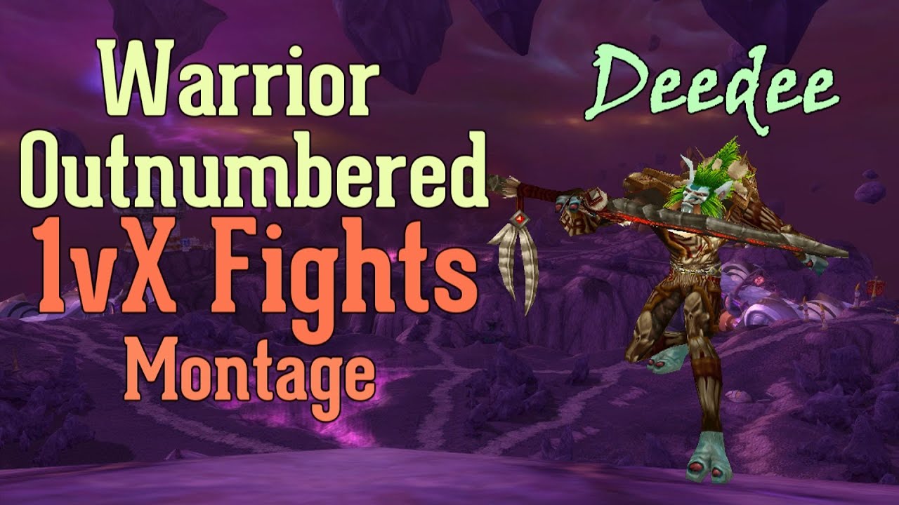 Warrior 5.4 Outnumbered 1vX PvP Montage! - Deedee