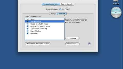 Speech Recognition For Mac Tutorial 1 - Setting Up The Computer