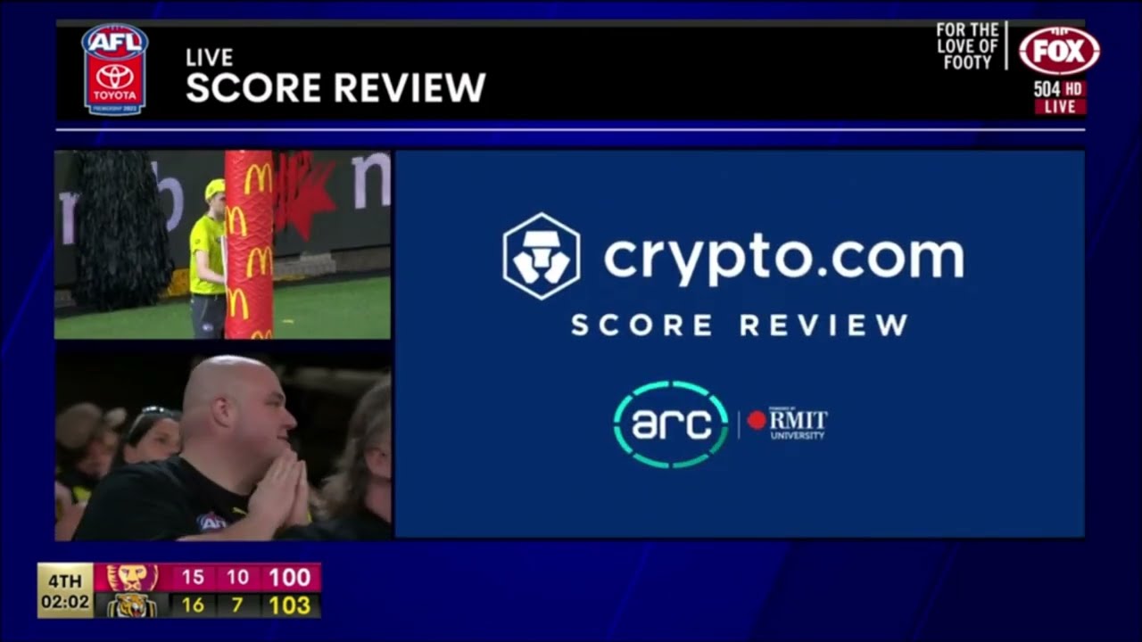 Tom Lynch overturned goal in Elimination Final - AFL Finals - Lions vs  Tigers