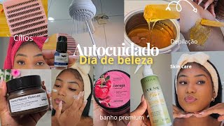 AUTOCUIDADO 💖🏠manutenção de beleza / cílios, tratamento pré química, skin care, compras etc🤍