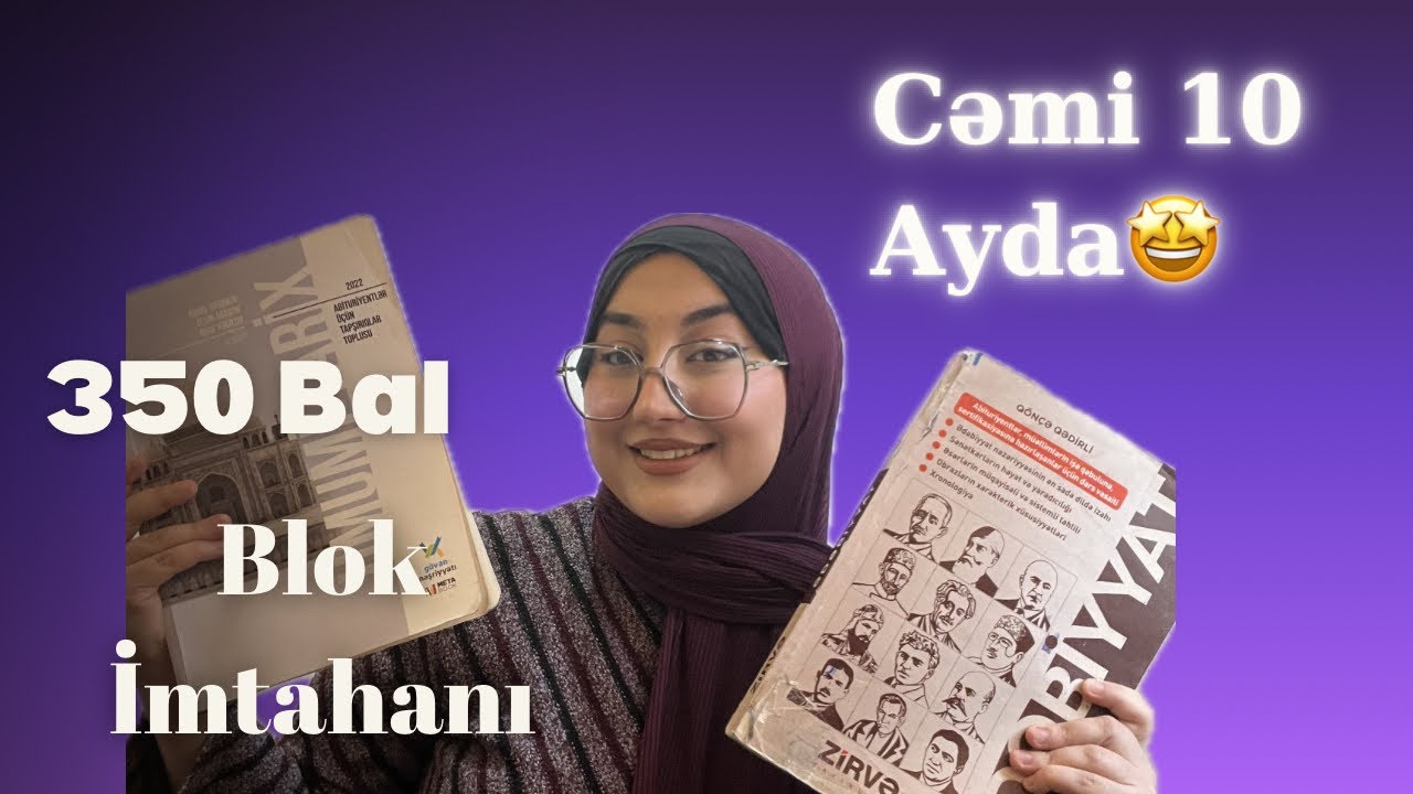 SADƏCƏ 11.SİNİFDƏ HAZIRLAŞIB BLOK İMTAHANINDAN NECƏ 350 BAL TOPLADIM???🤩💪🏻
