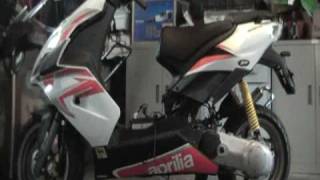 Aprilia SR50 ditech converted to SR70 Carb