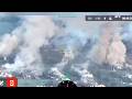 Массированный удар ТОС-1А в Запорожской области